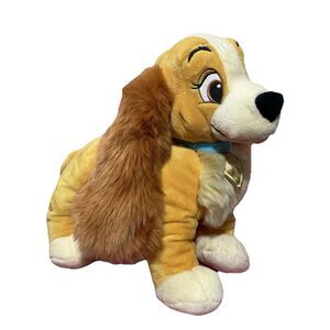 The Disney Store Lady and the Tramp Plush 12" MC Lady Dog Exclusive Toy